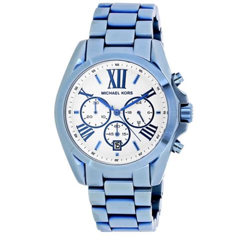 reloj michael kors azul mujer|michael kors black watches women.